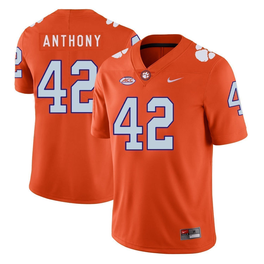 Stephone Anthony Clemson Tigers Football Jersey Orange