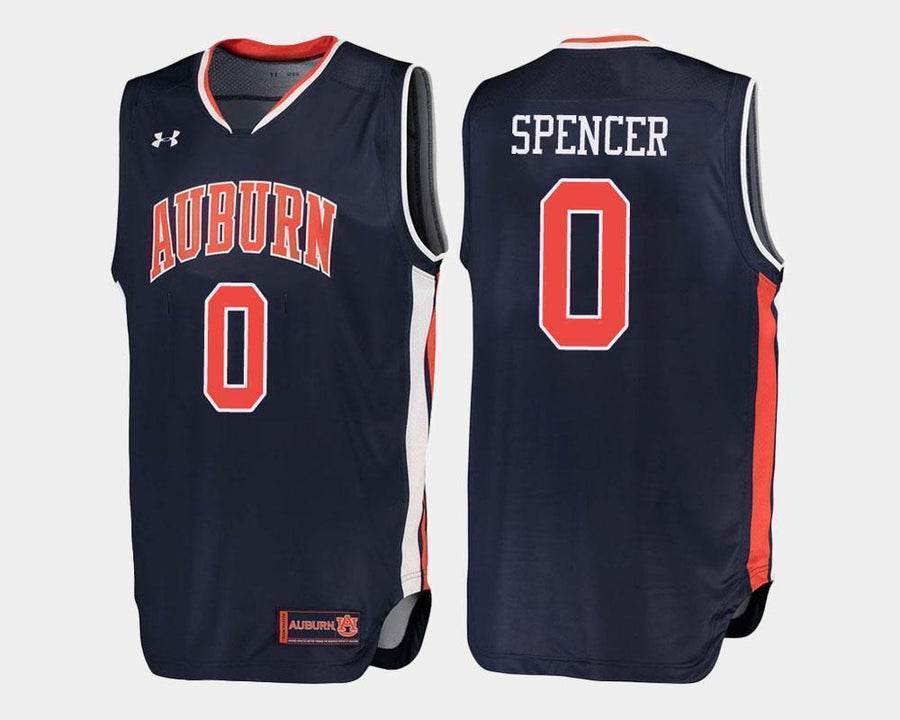 Horace Spencer Auburn Tigers Basketball Jersey