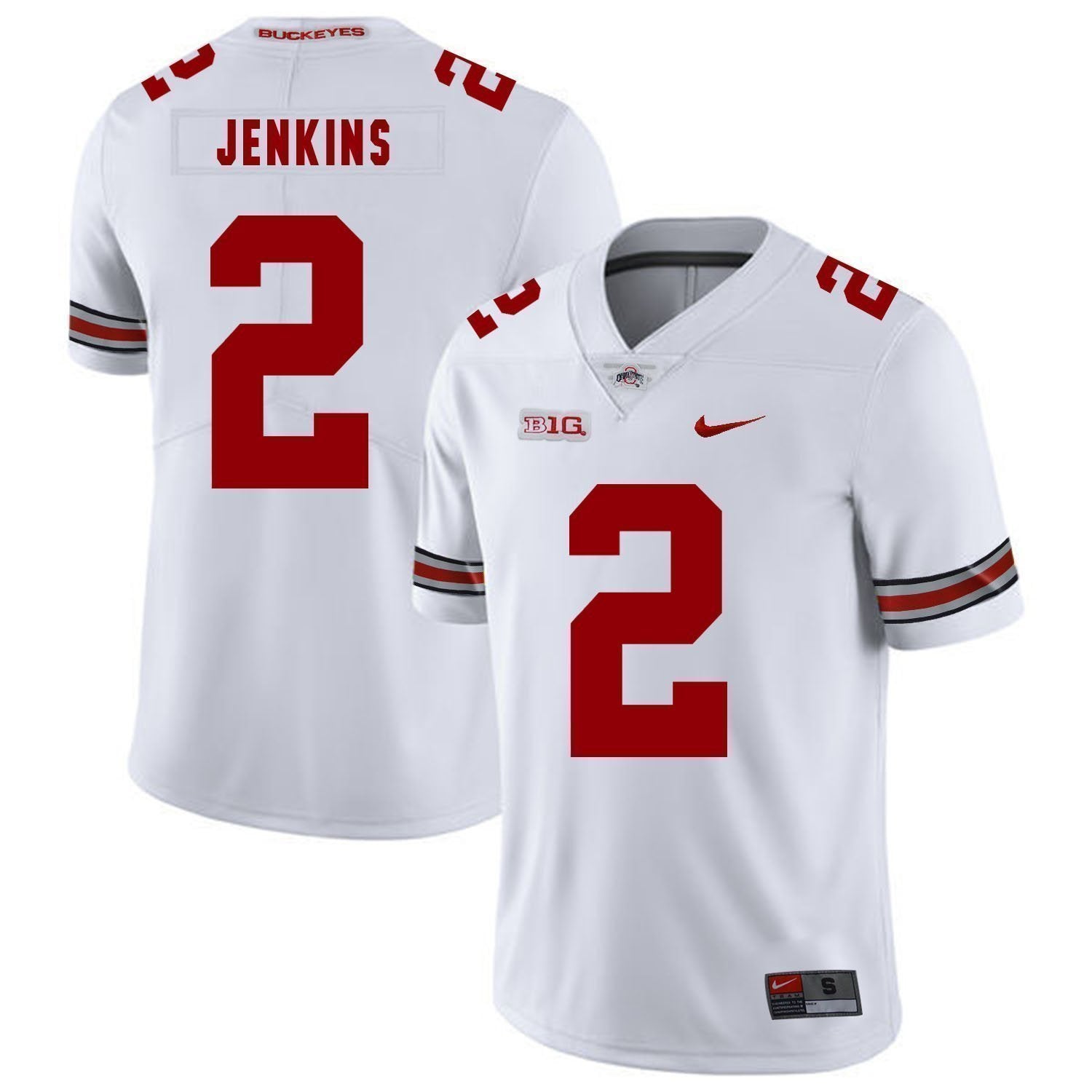 Malcolm Jenkins Ohio State Buckeyes Football Jersey - White