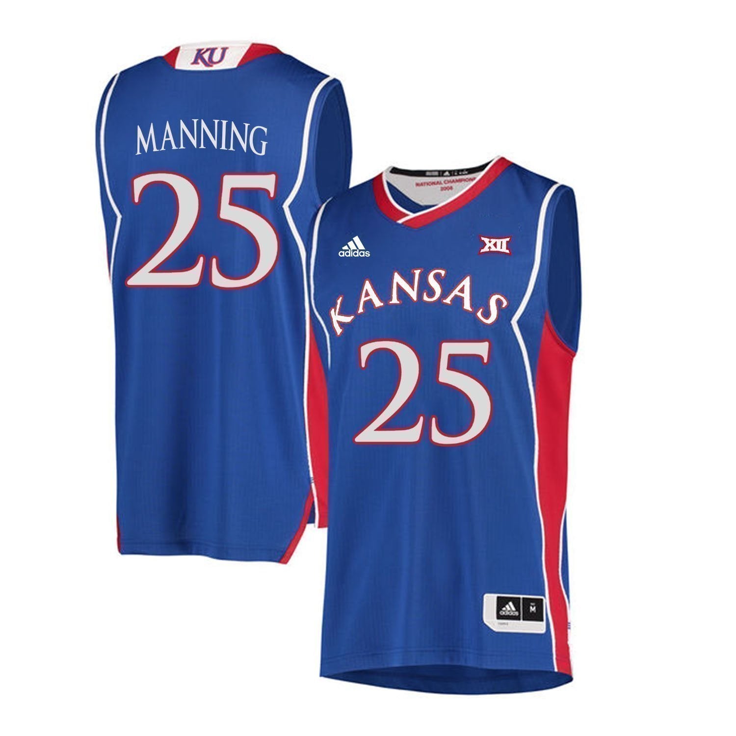 Evan Manning Kansas Jayhawks Basketball Jersey-Blue