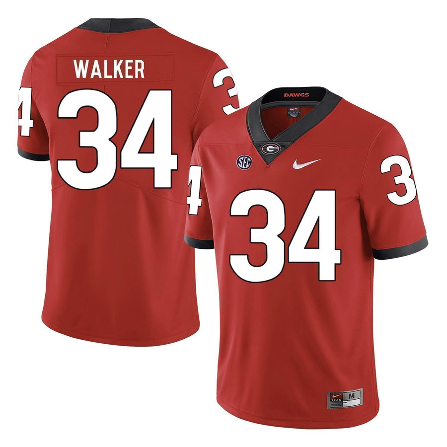 Herschel Walker Georgia Bulldogs Football Jersey Red