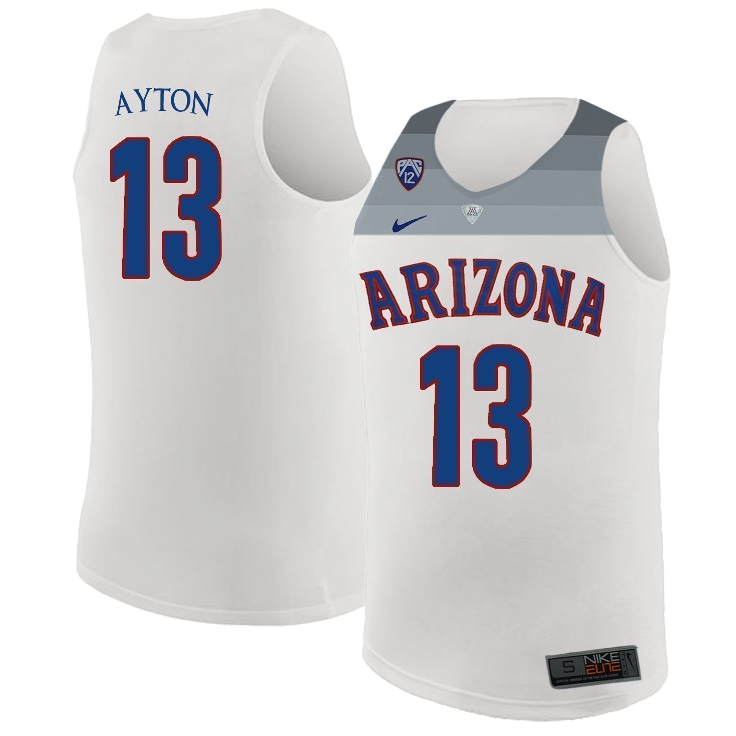 Deandre Ayton Arizona Wildcats Basketball Jersey-White