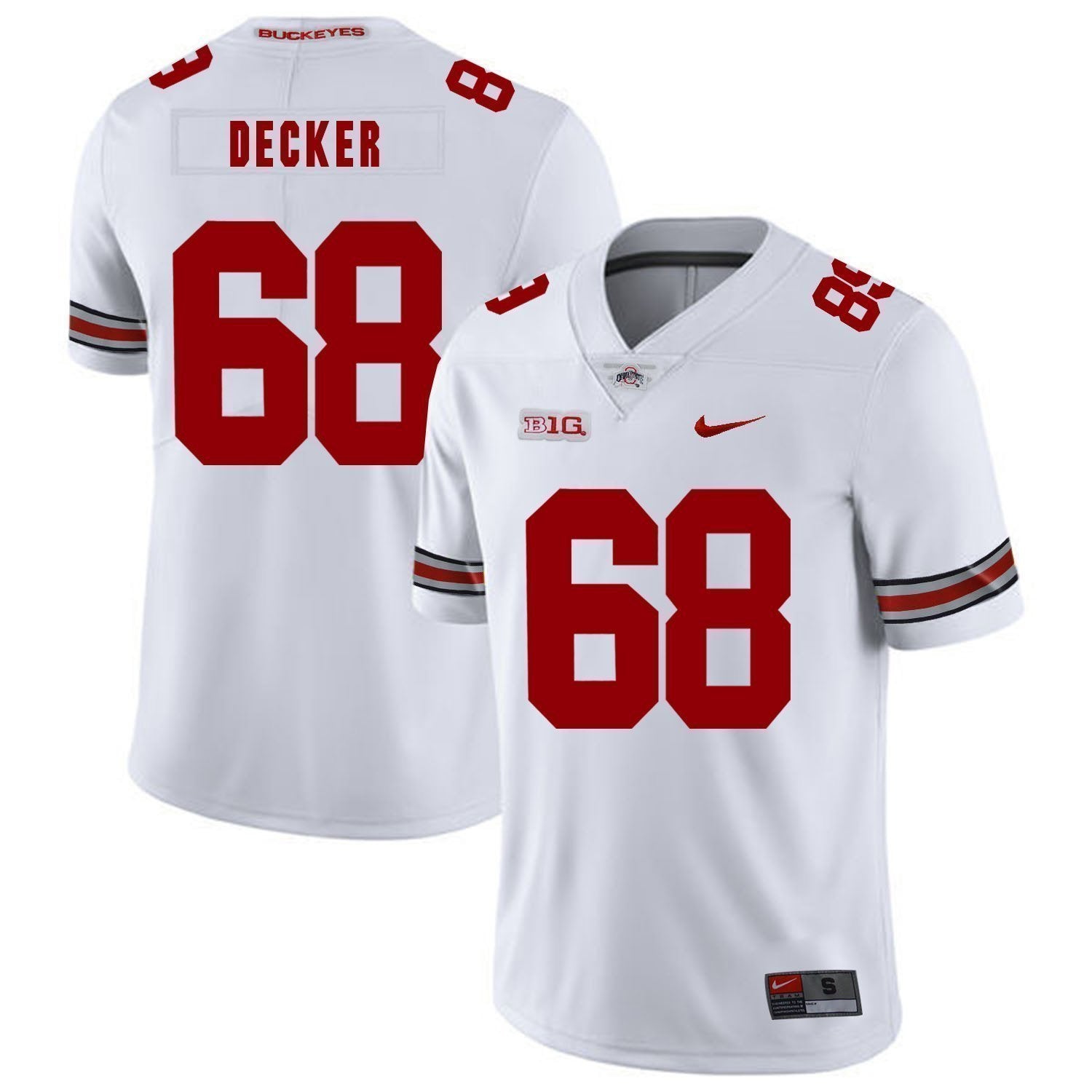 Taylor Decker Ohio State Buckeyes Football Jersey - White