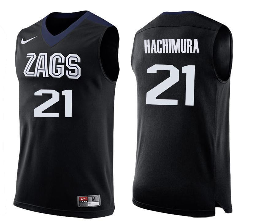 Rui Hachimura Gonzaga Bulldogs Basketball Jersey - Black