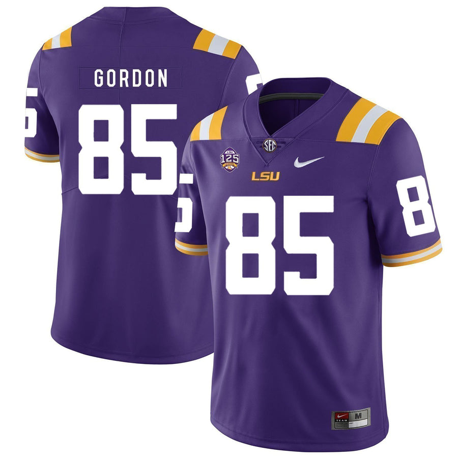 Dillon Gordon LSU Tigers Football Jersey - Purple