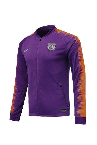 Manchester City Purple Tracksuit Training Jackets and Pants 2018/19