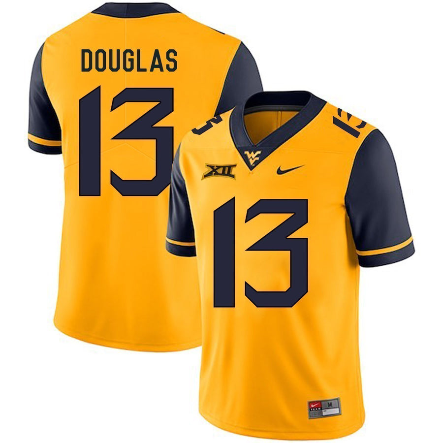 Rasul Douglas West Virginia Mountaineers Football Jersey - Yellow