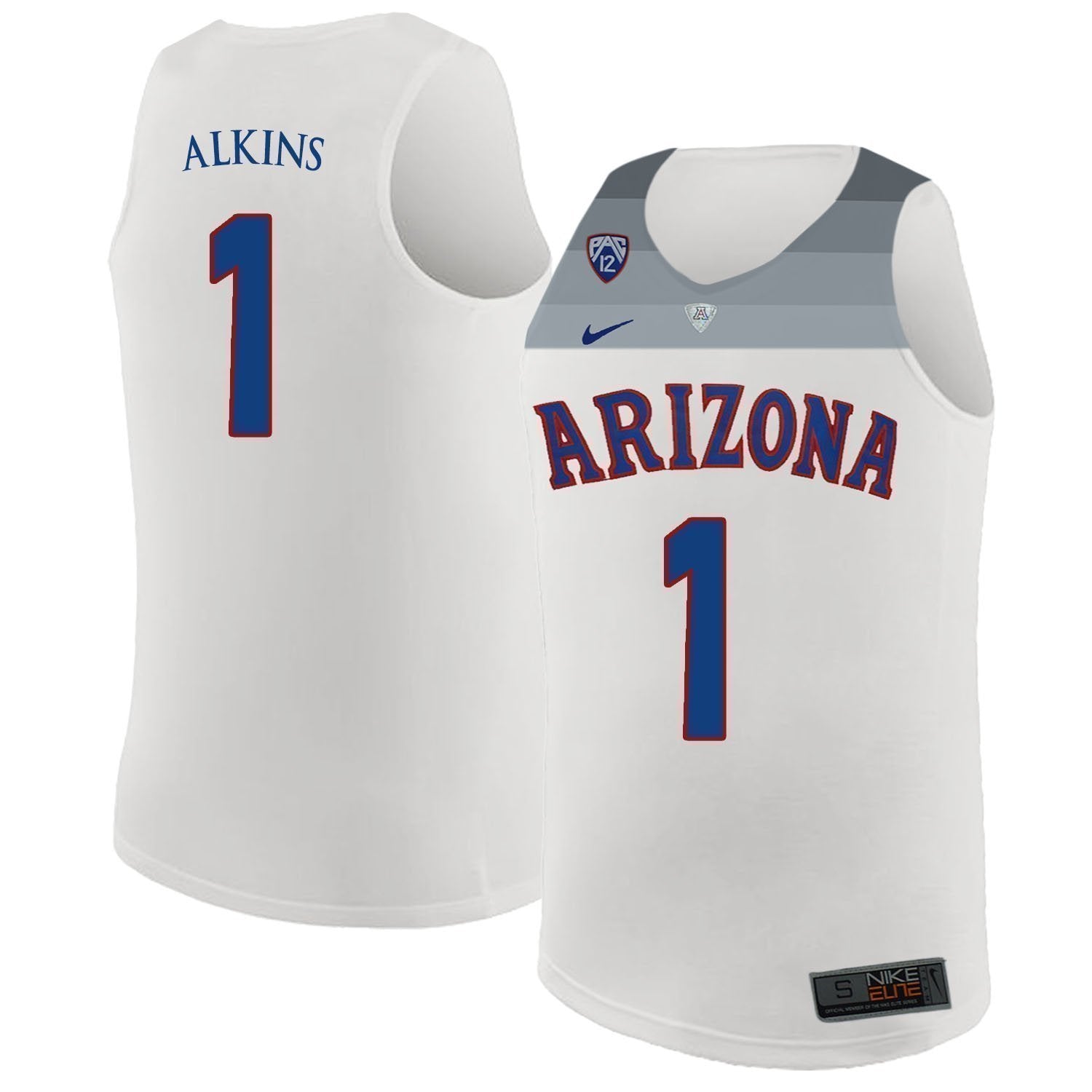 Rawle Alkins Arizona Wildcats Basketball Jersey-White