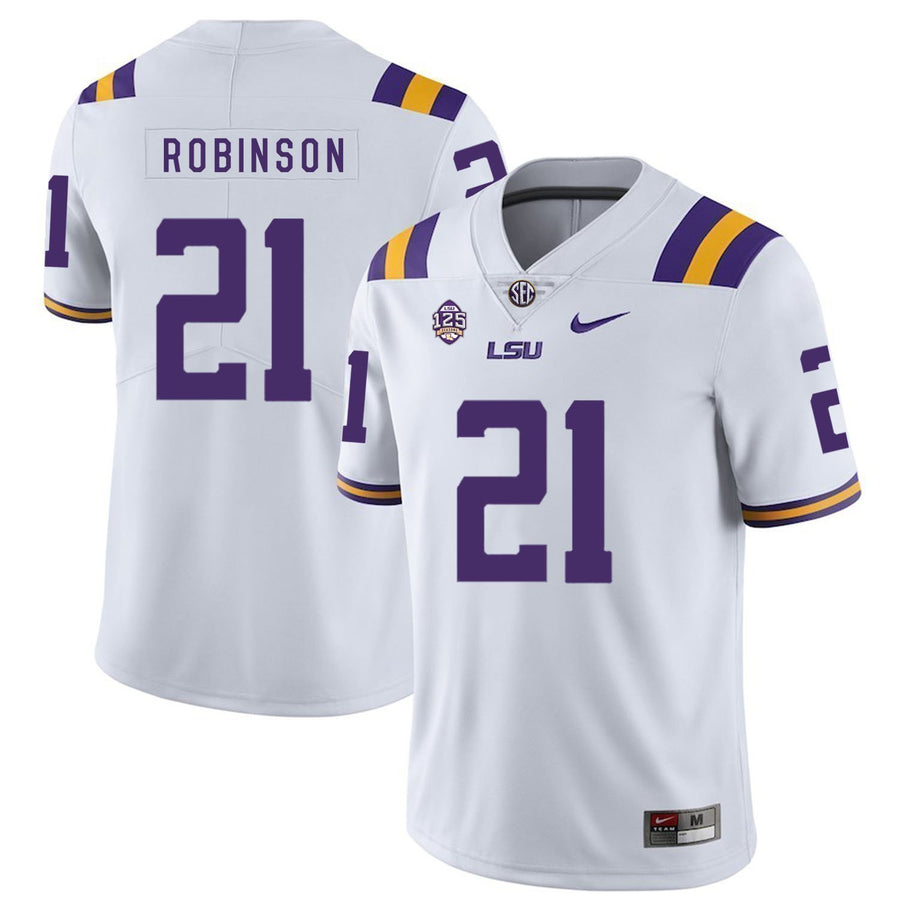 Rashard Robinson LSU Tigers Football Jersey - White