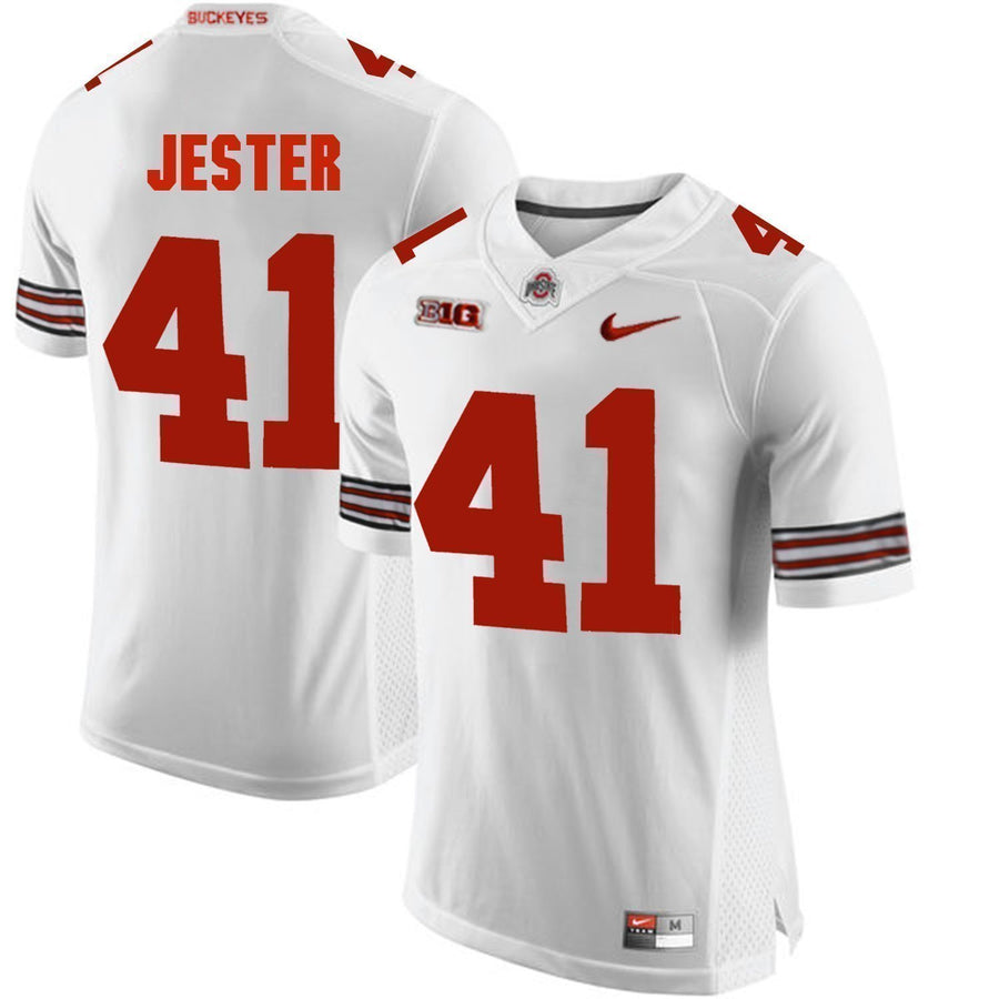 Hayden Jester Ohio State Buckeyes Football Jersey - White