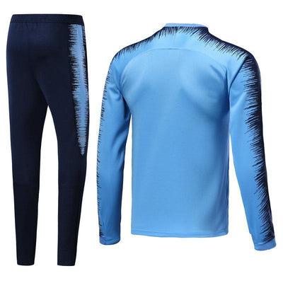 Manchester City Light Blue Tracksuit Training Jackets and Pants 2018/19