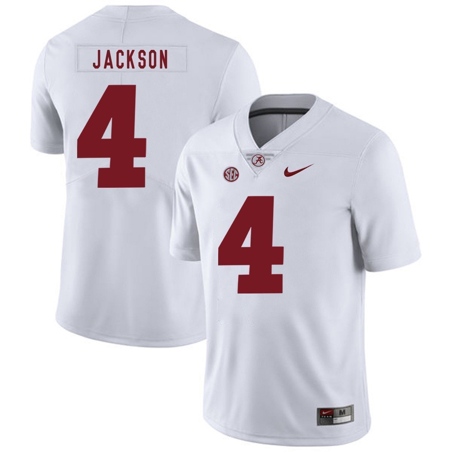 Eddie Jackson Alabama Crimson Tide Football Jersey-White