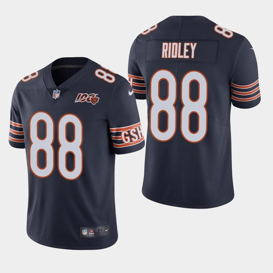 Riley Ridley Chicago Bears 100th Season Game Jersey - Navy