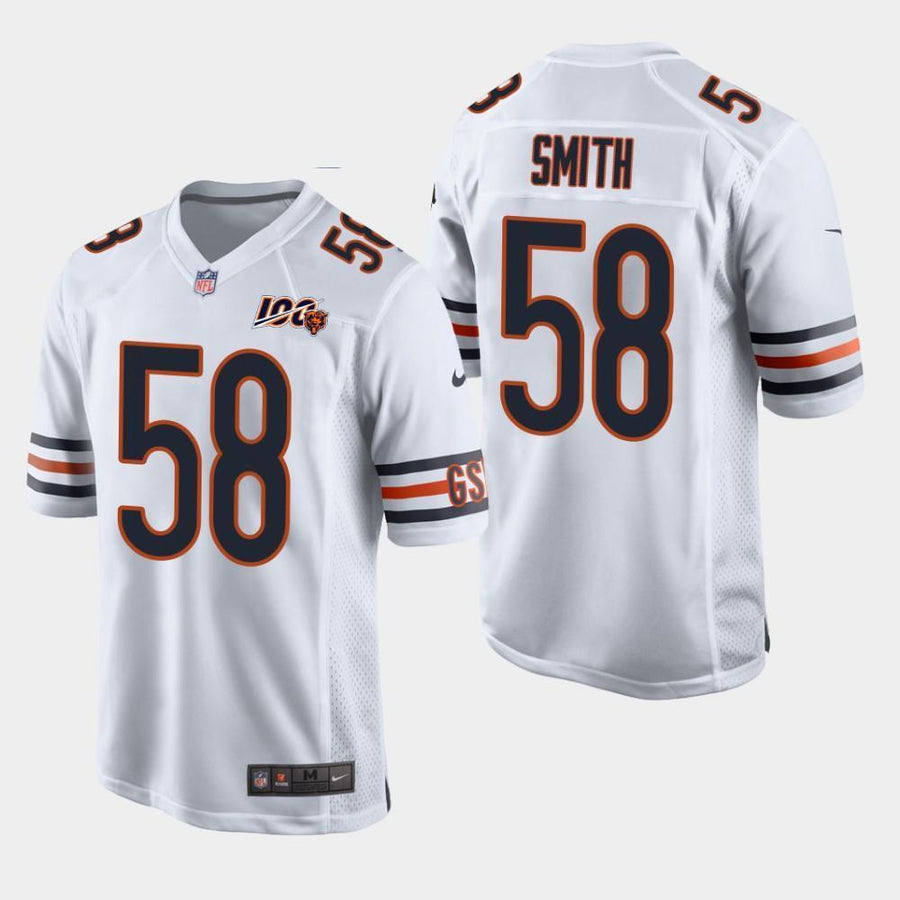 Roquan Smith Chicago Bears 100th Season Game Jersey - White