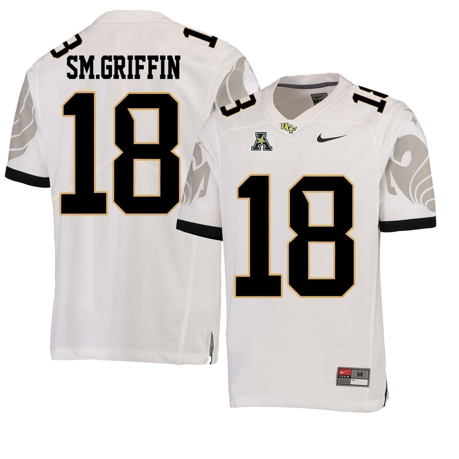 SM.Griffin UCF Knights Football Jersey White