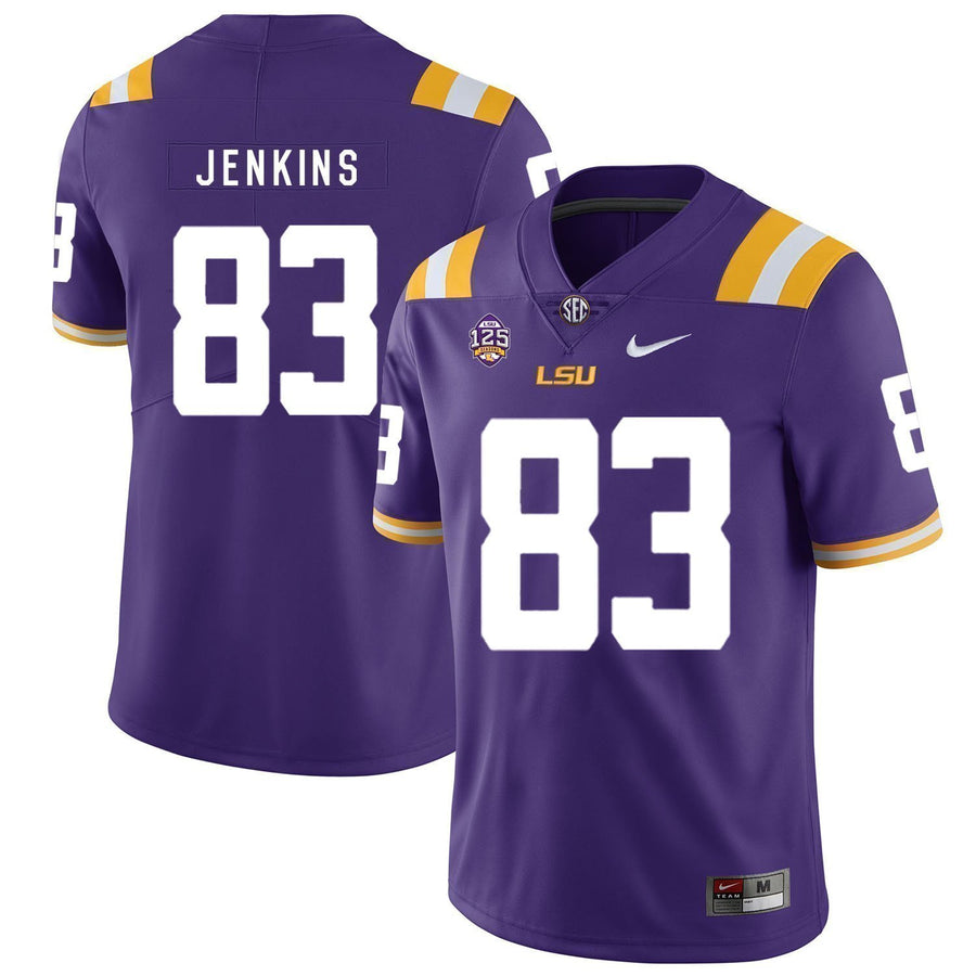 Jaray Jenkins LSU Tigers Football Jersey - Purple