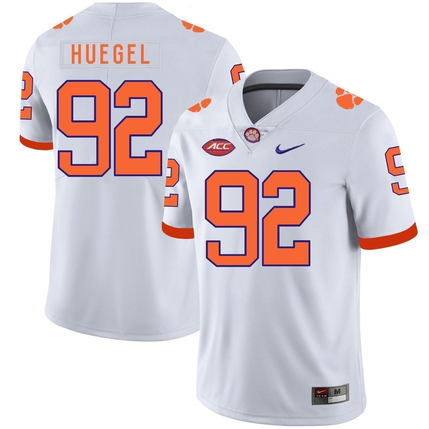 Greg Huegel Clemson Tigers Football Jersey White