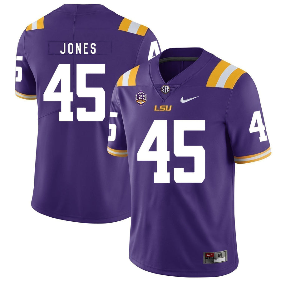 Deion Jones LSU Tigers Football Jersey - Purple