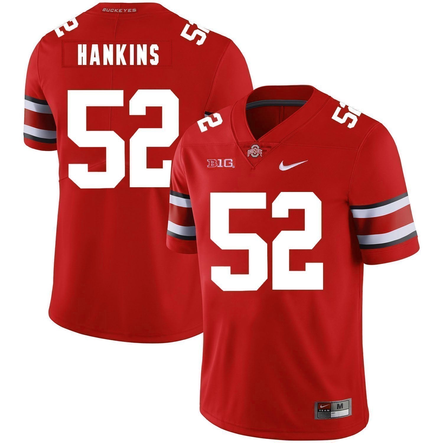 Johnathan Hankins Ohio State Buckeyes Football Jersey - Red