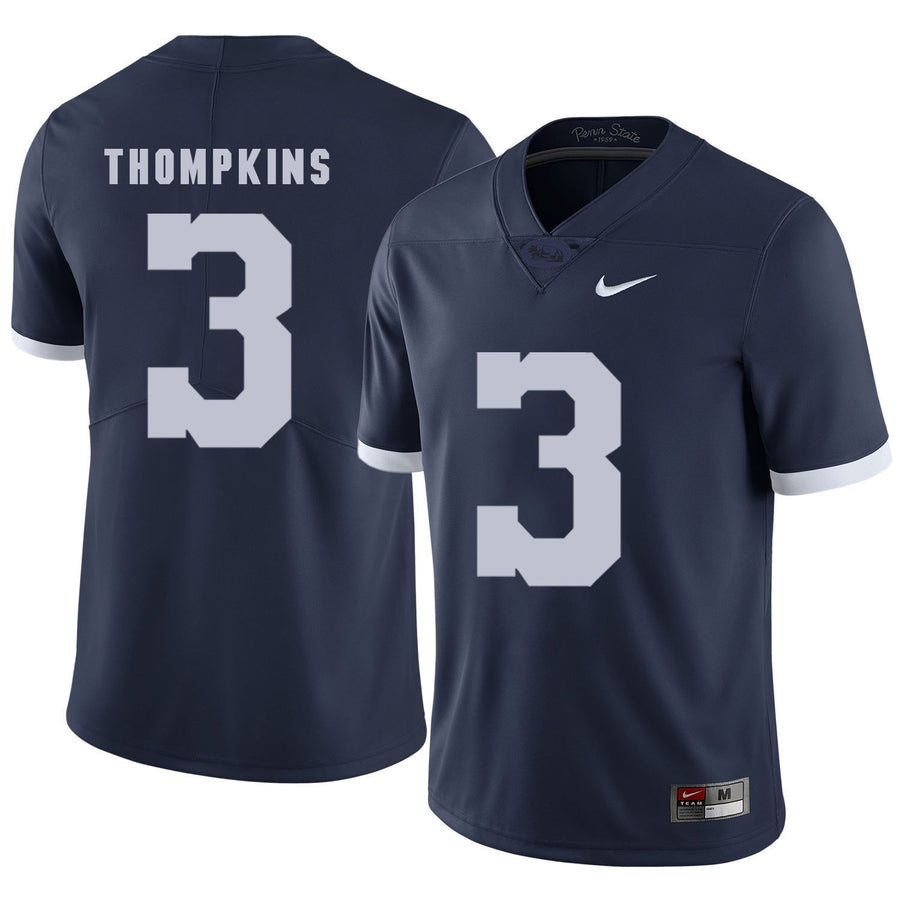 DeAndre Thompkins Penn State Nittany Lions Football Jersey Navy