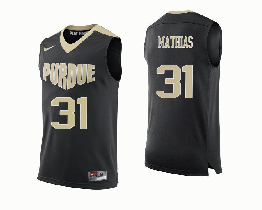 Dakota Mathias Purdue Boilermakers Basketball Jersey