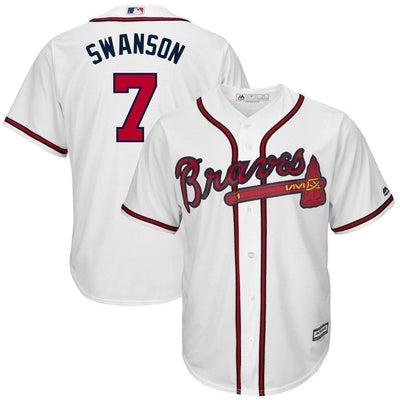 Dansby Swanson Atlanta Braves Baseball Player Jersey