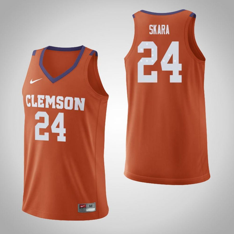 David Skara Clemson Tigers Basketball Jersey