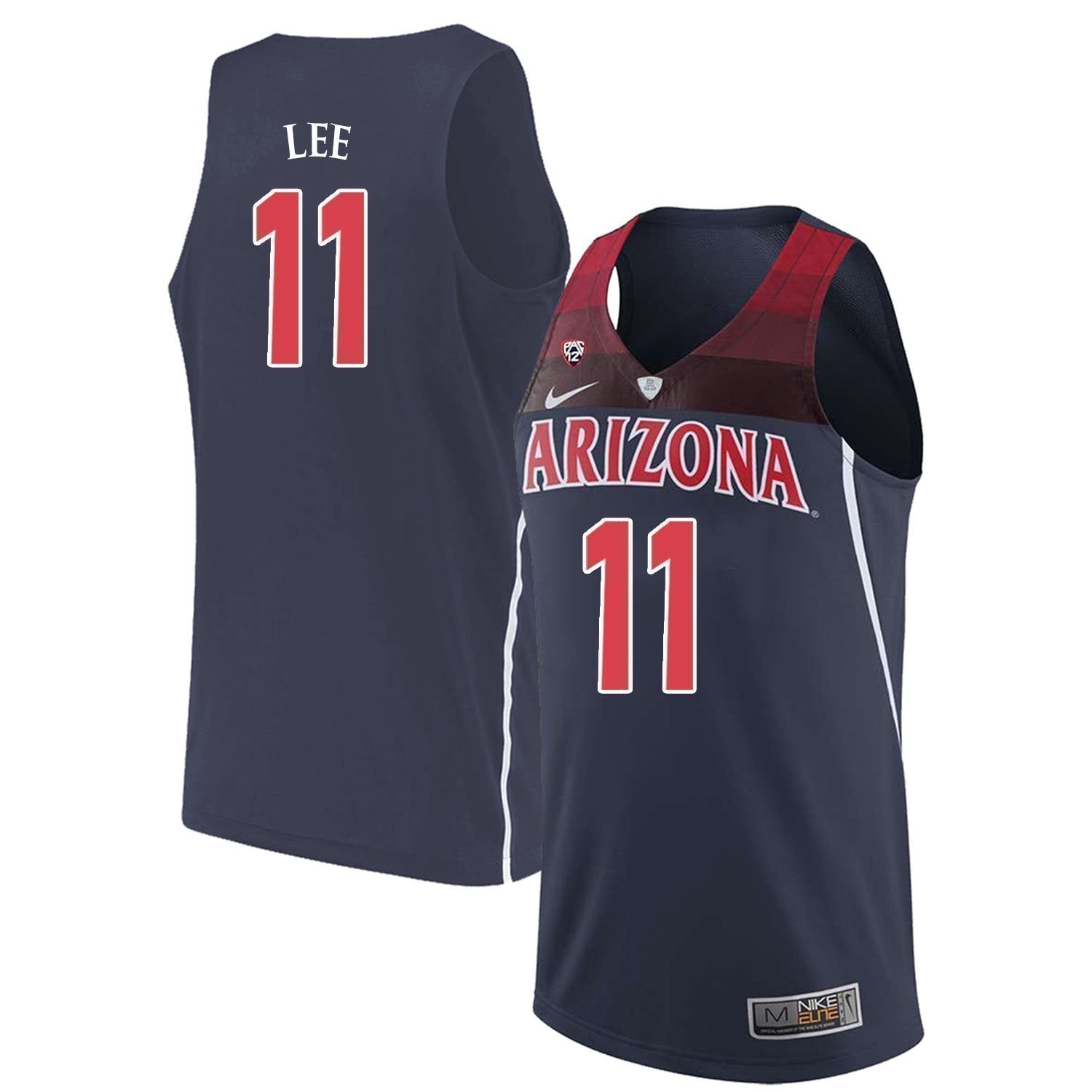 Ira Lee Arizona Wildcats Basketball Jersey-Navy