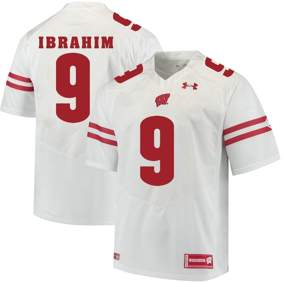 Rachid Ibrahim Wisconsin Badgers Football Jersey White