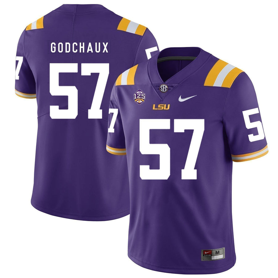 Davon Godchaux LSU Tigers Football Jersey - Purple