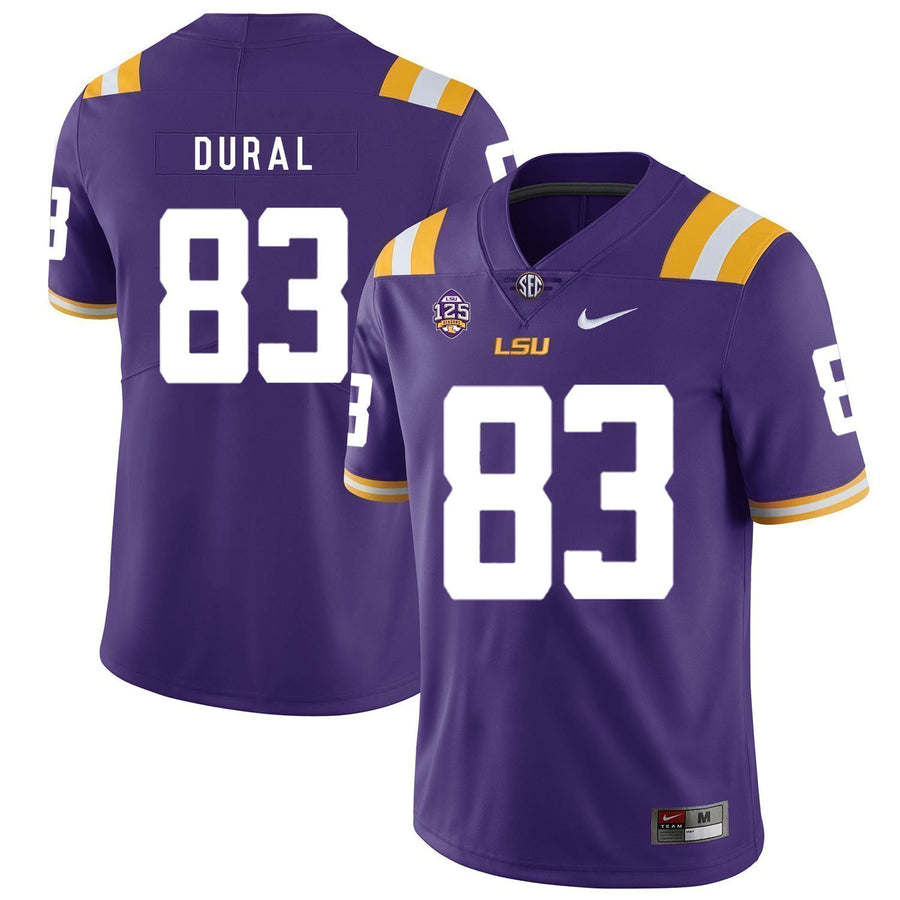 Travin Dural LSU Tigers Football Jersey - Purple