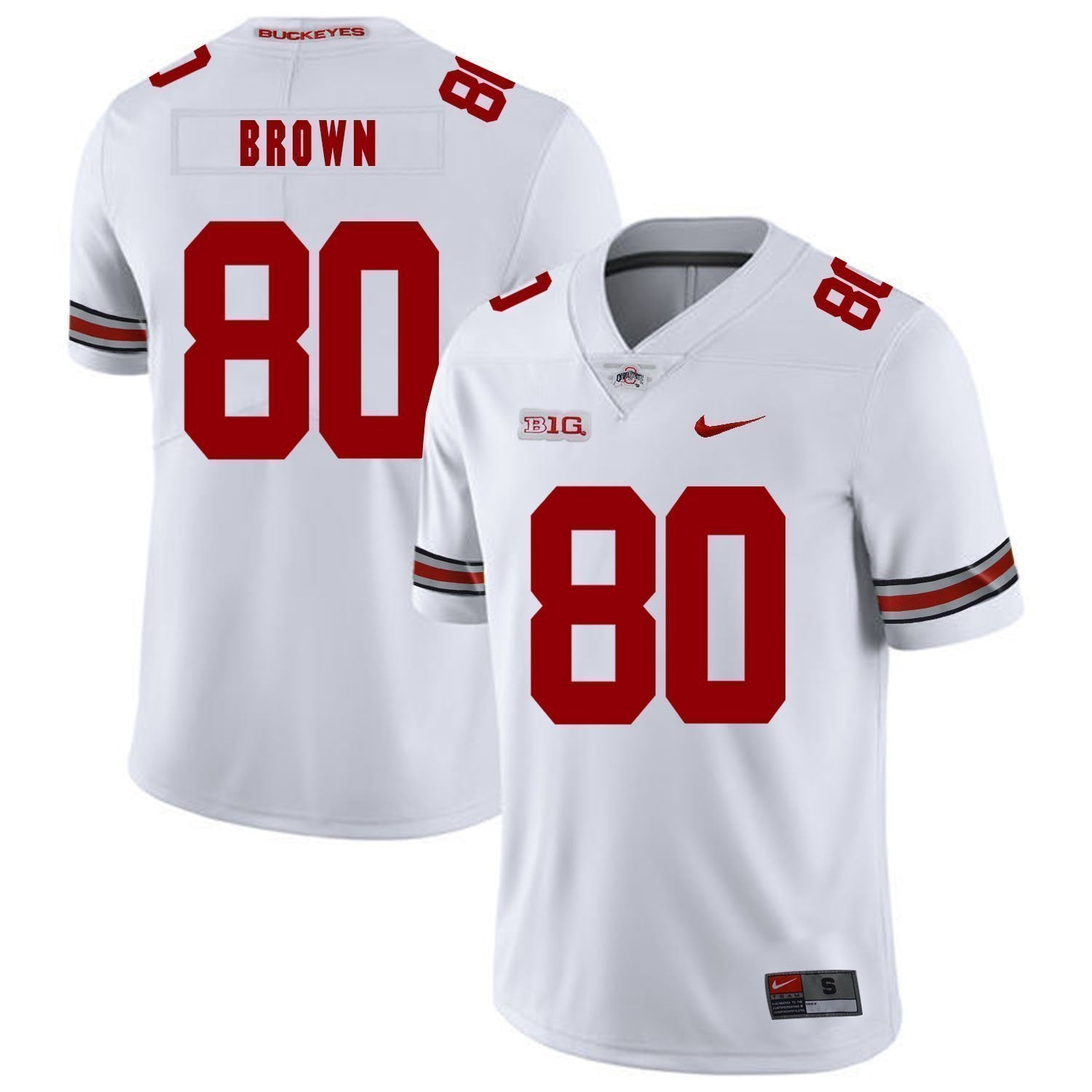 Noah Brown Ohio State Buckeyes Football Jersey - White