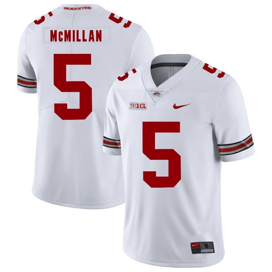 Raekwon McMillan Ohio State Buckeyes Football Jersey - White
