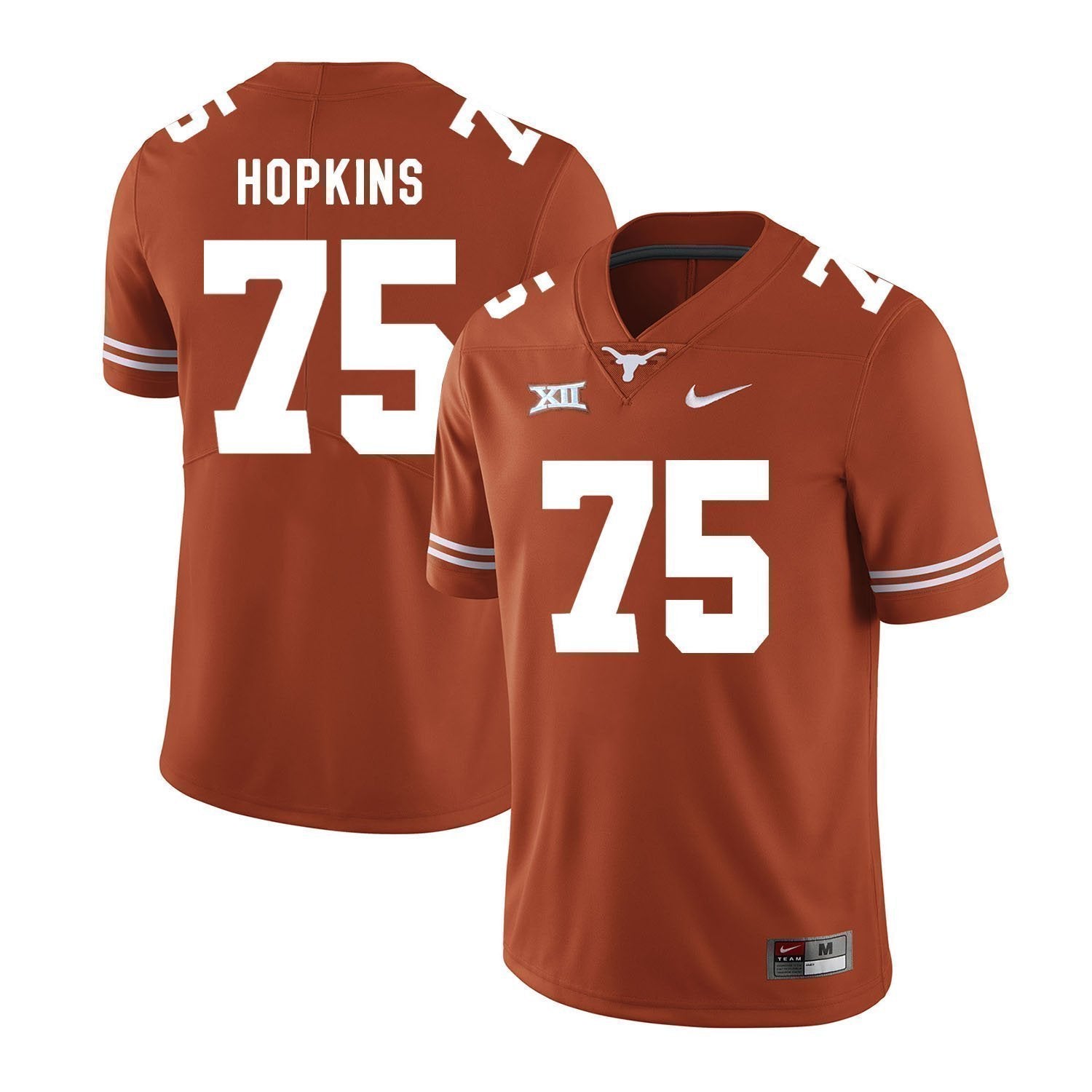 Trey Hopkins Texas Longhorns Football Jersey - Orange