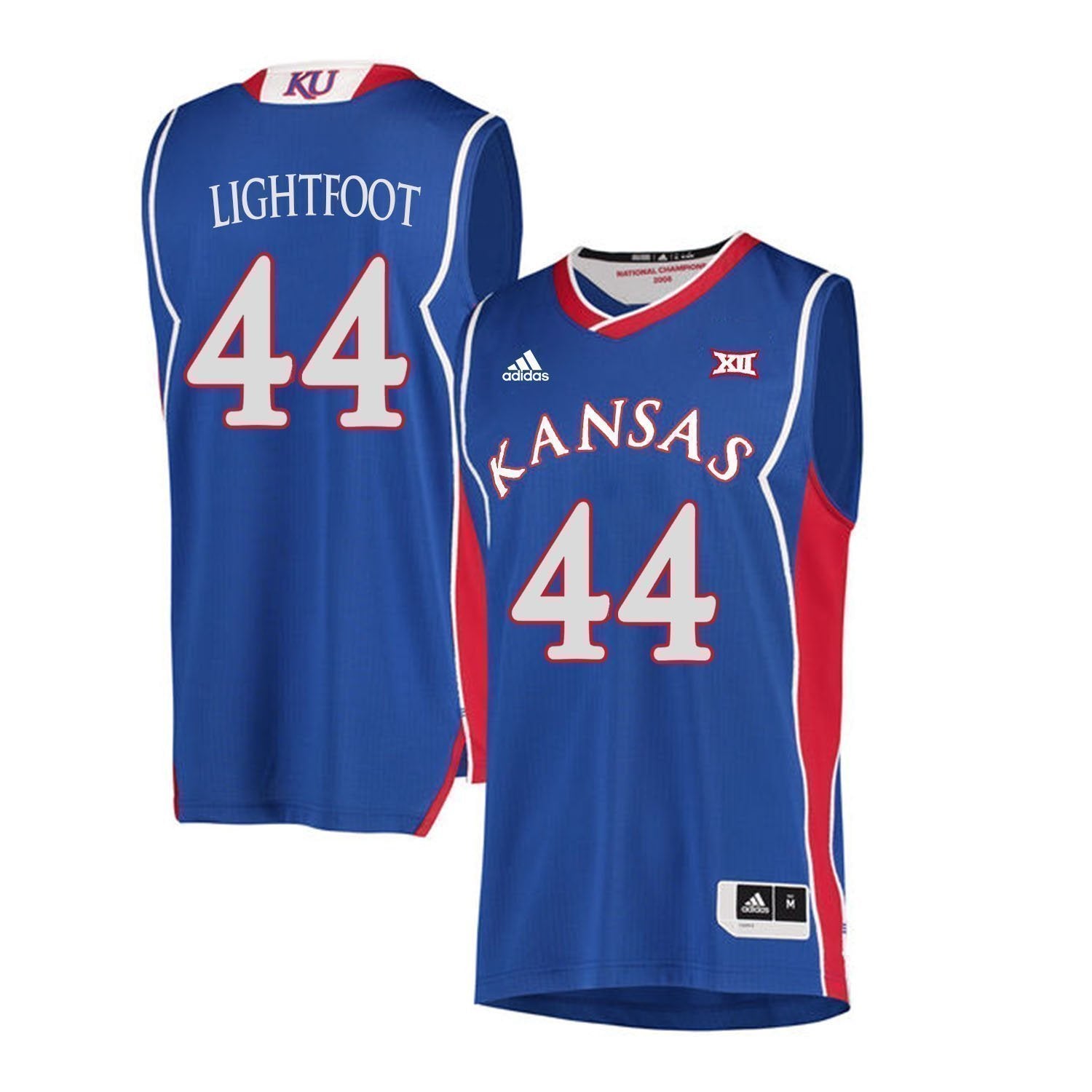 Mitch Lightfoot Kansas Jayhawks Basketball Jersey-Blue