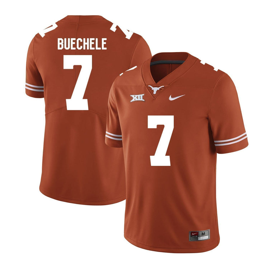 Shane Buechele Texas Longhorns Football Jersey - Orange