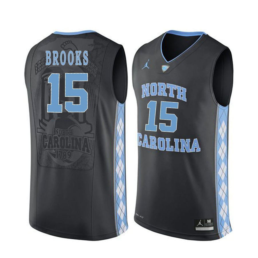 Garrison Brooks North Carolina Basketball Jersey-Black