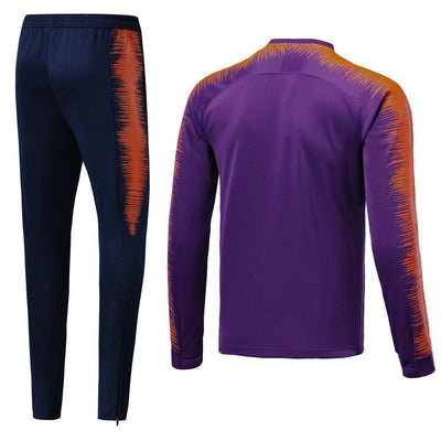 Manchester City Purple Tracksuit Training Jackets and Pants 2018/19