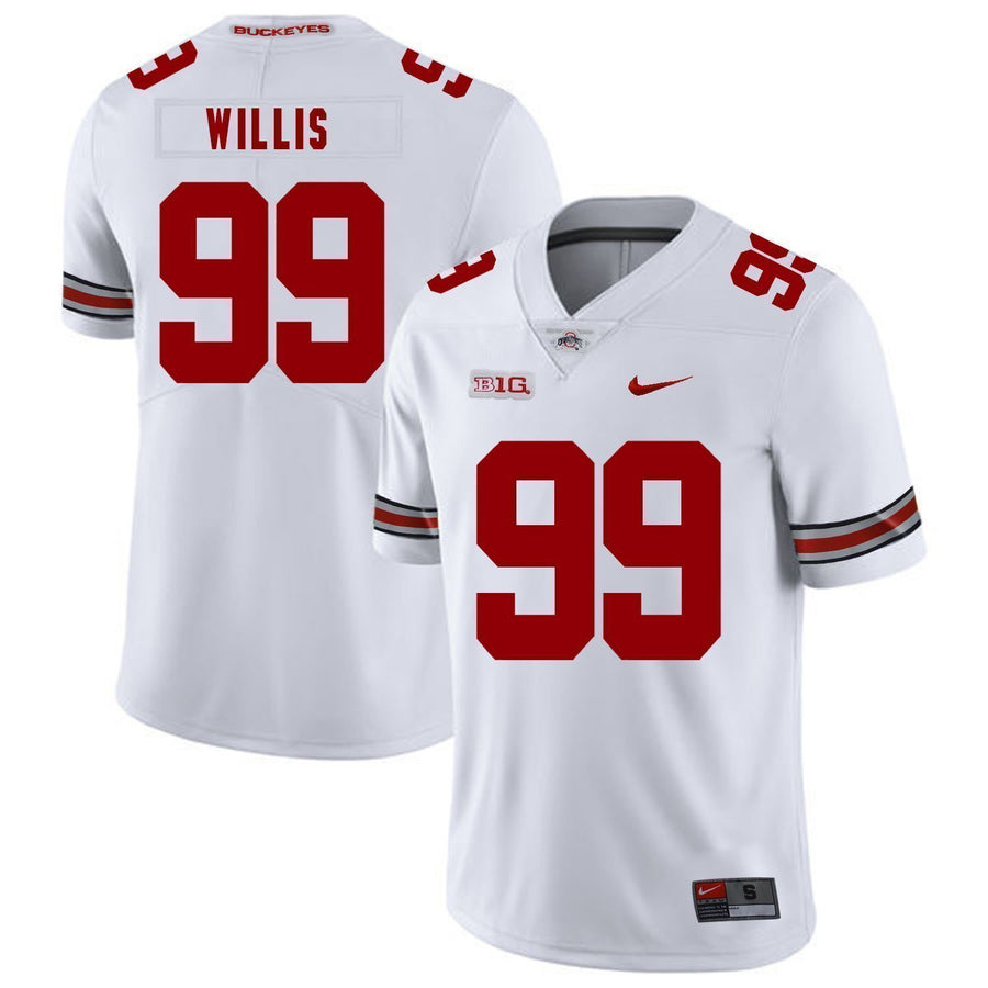 Bill Willis Ohio State Buckeyes Football Jersey - White