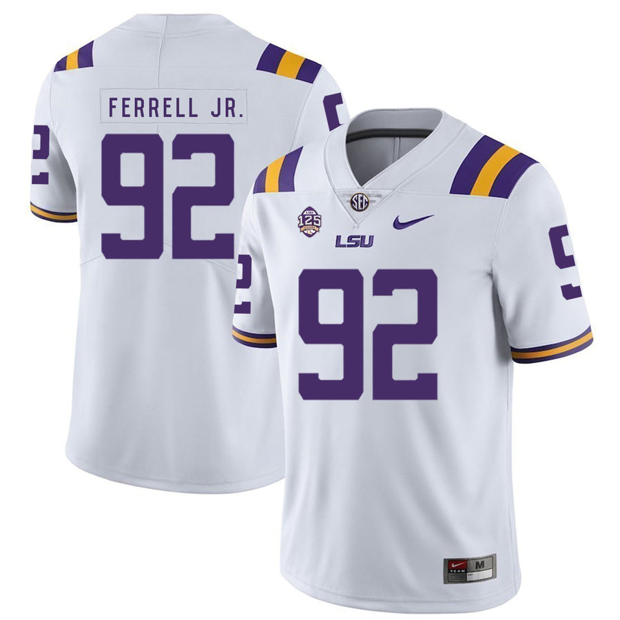 Neil Ferrell JR LSU Tigers Football Jersey - White
