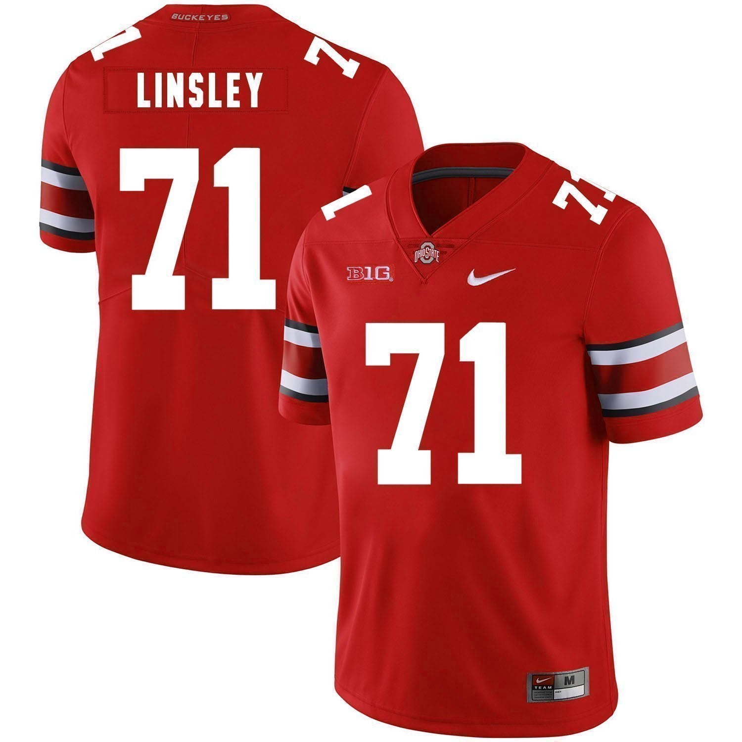 Corey Linsley Ohio State Buckeyes Football Jersey - Red