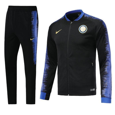 Inter Milan Black Tracksuit Training Jackets and Pants 2018/19