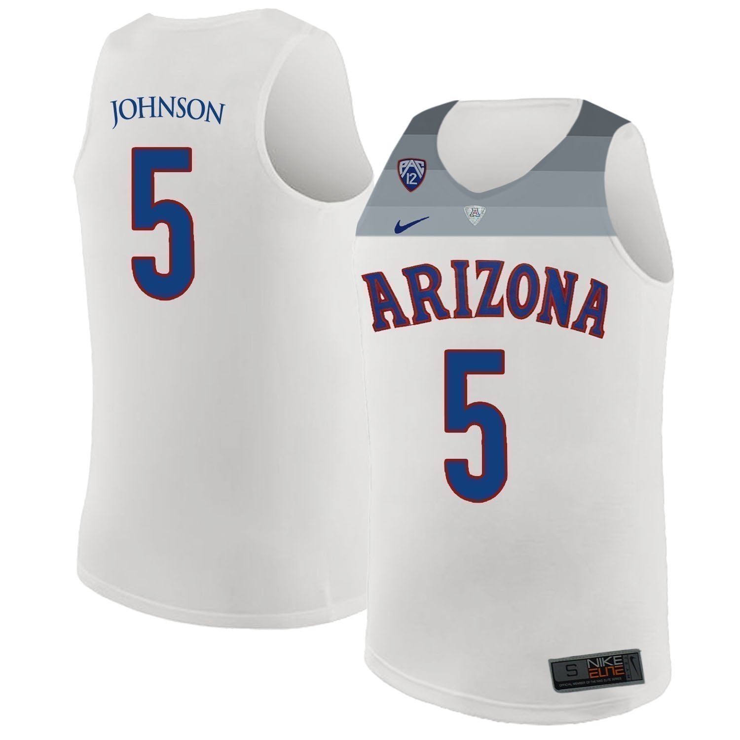 Stanley Johnson Arizona Wildcats Basketball Jersey-White