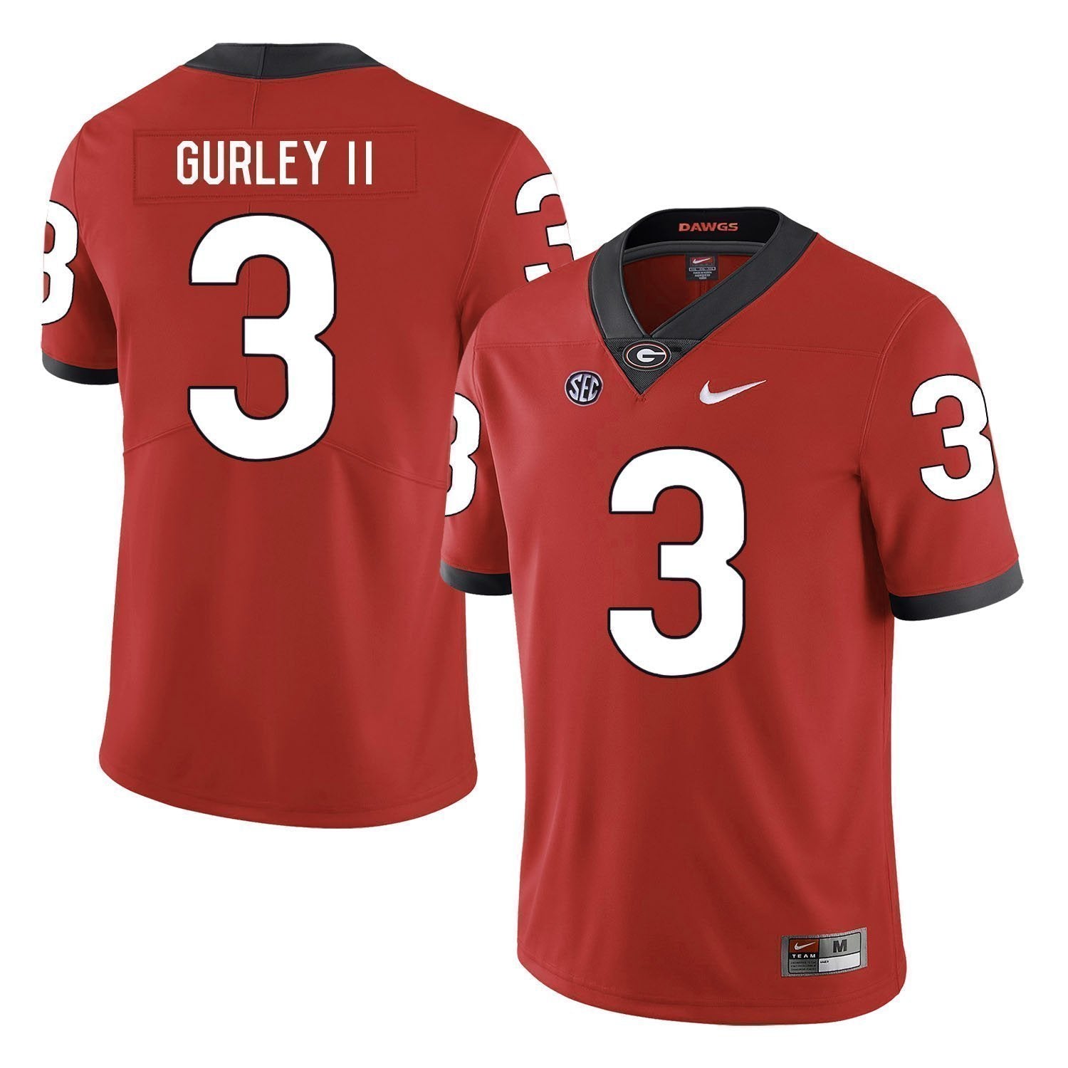 Todd Gurley II Georgia Bulldogs Football Jersey Red
