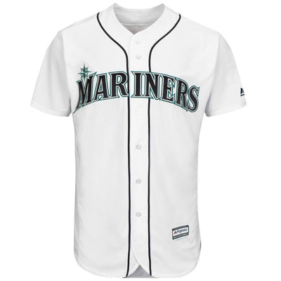 Men's Seattle Mariners Edgar Martinez Majestic White Home Cool Base Player Jersey