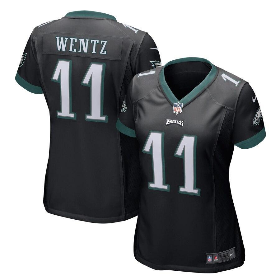 Carson Wentz 11 Philadelphia Eagles Women's Game Jersey