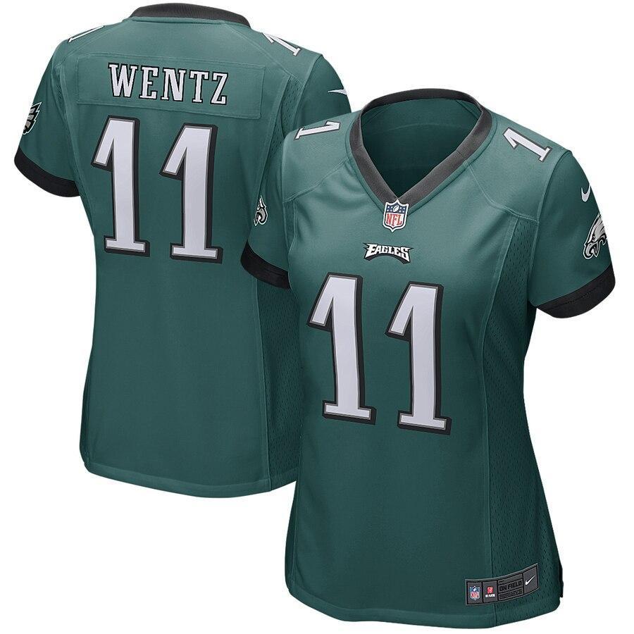 Carson Wentz 11 Philadelphia Eagles Women's Game Jersey
