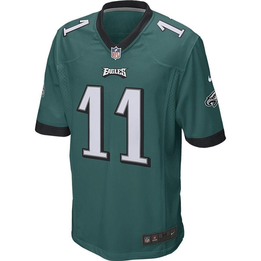 Carson Wentz 11 Philadelphia Eagles Youth Game Jersey