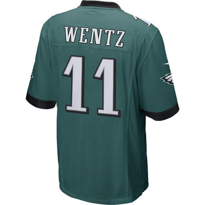 Carson Wentz 11 Philadelphia Eagles Youth Game Jersey
