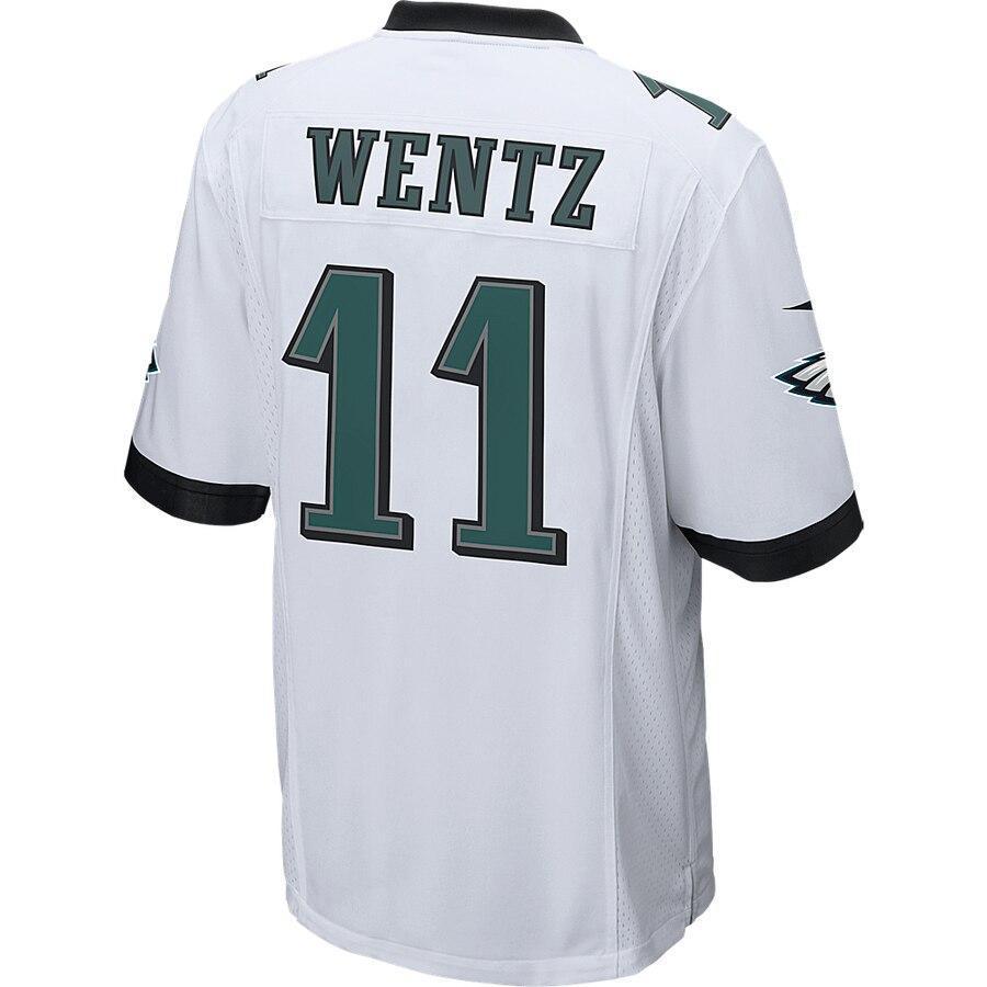Carson Wentz 11 Philadelphia Eagles Youth Game Jersey